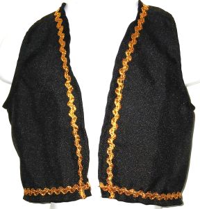 Kids Costumes to Hire - Black Waistcoat - TODDLER